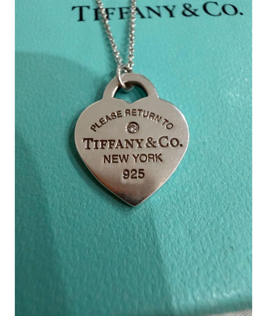 TIFFANY&CO Серебряное серебряное колье, фото 6