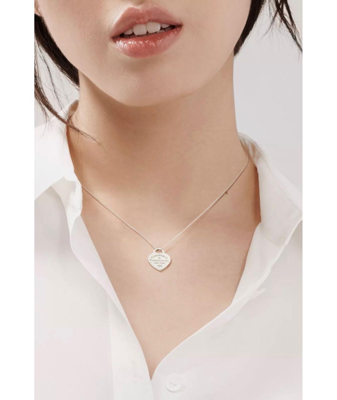 TIFFANY&CO Серебряное серебряное колье, фото 4