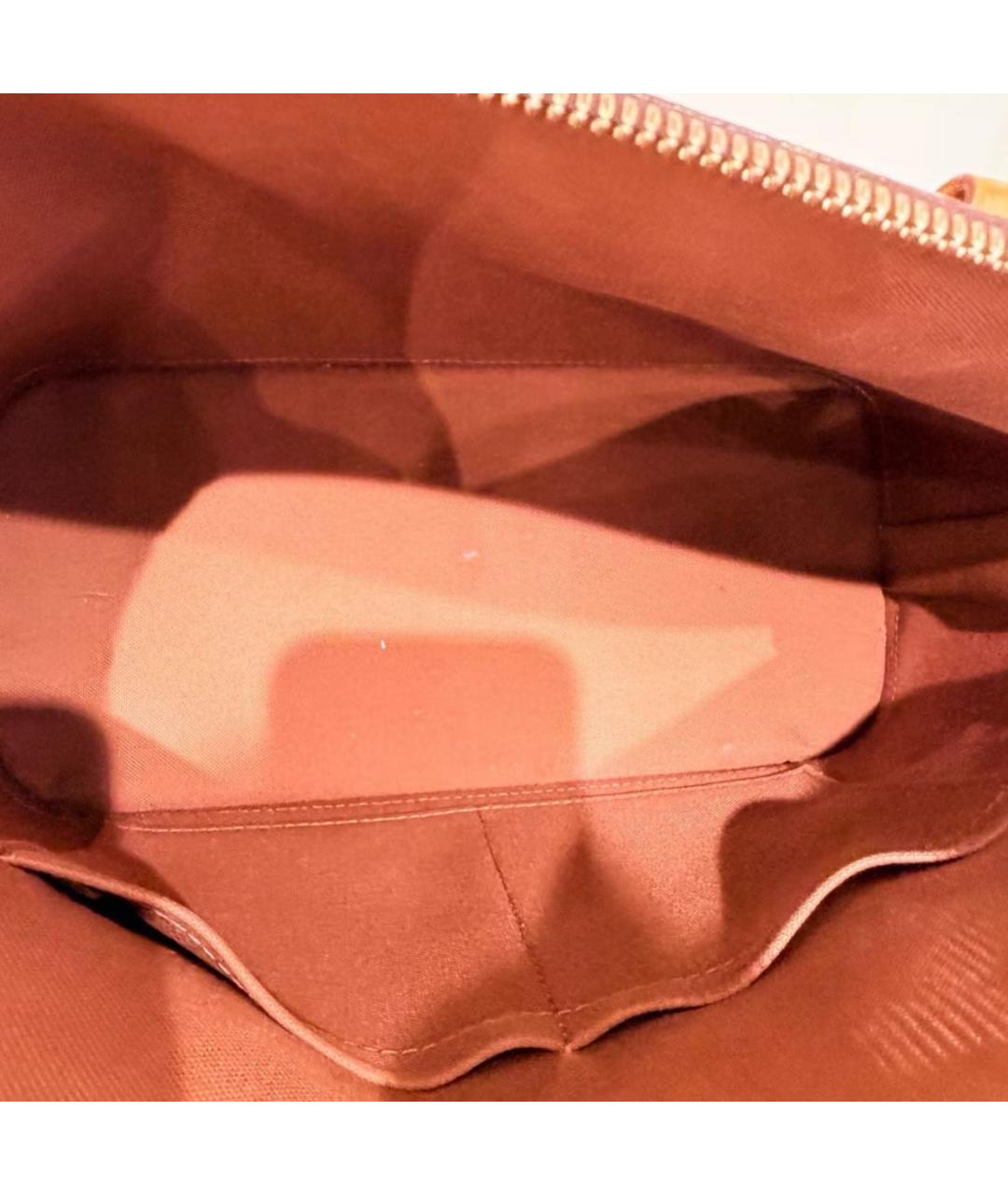 LOUIS VUITTON Коричневая сумка с короткими ручками, фото 6