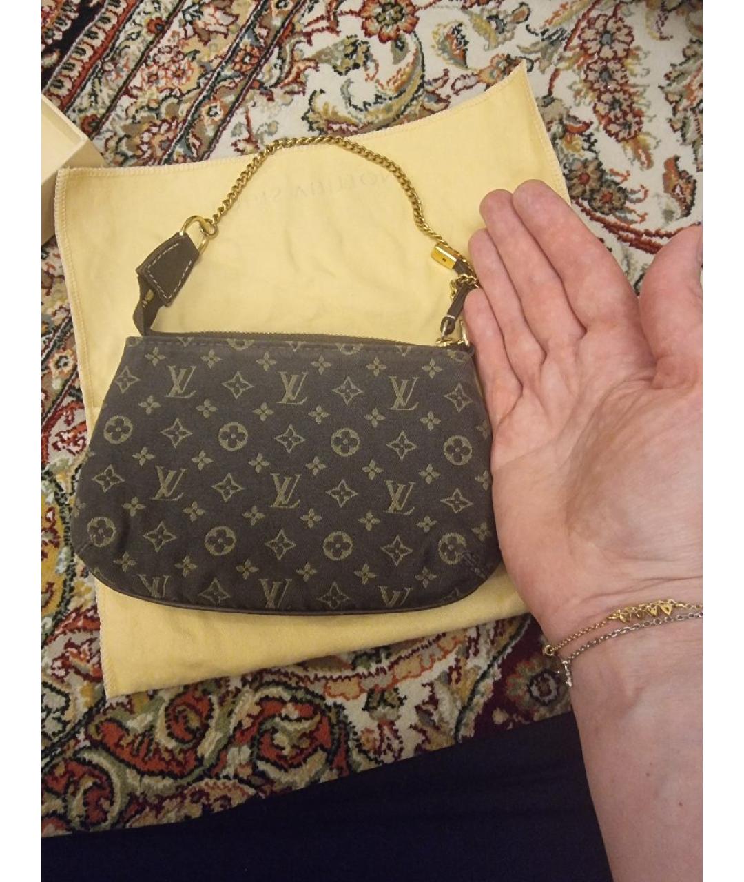 LOUIS VUITTON Коричневая сумка с короткими ручками, фото 5