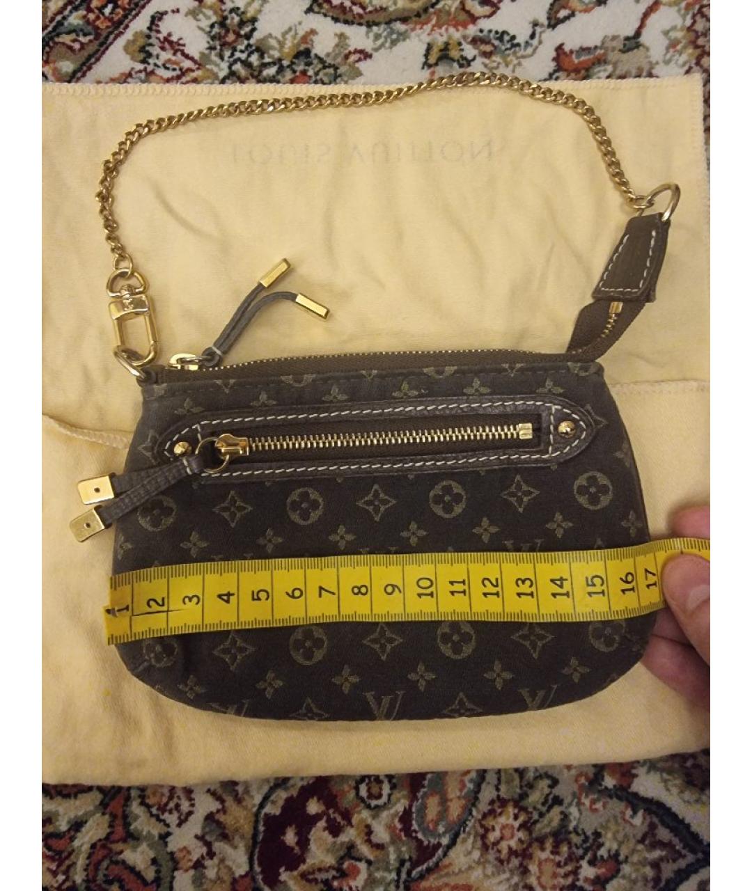 LOUIS VUITTON Коричневая сумка с короткими ручками, фото 8