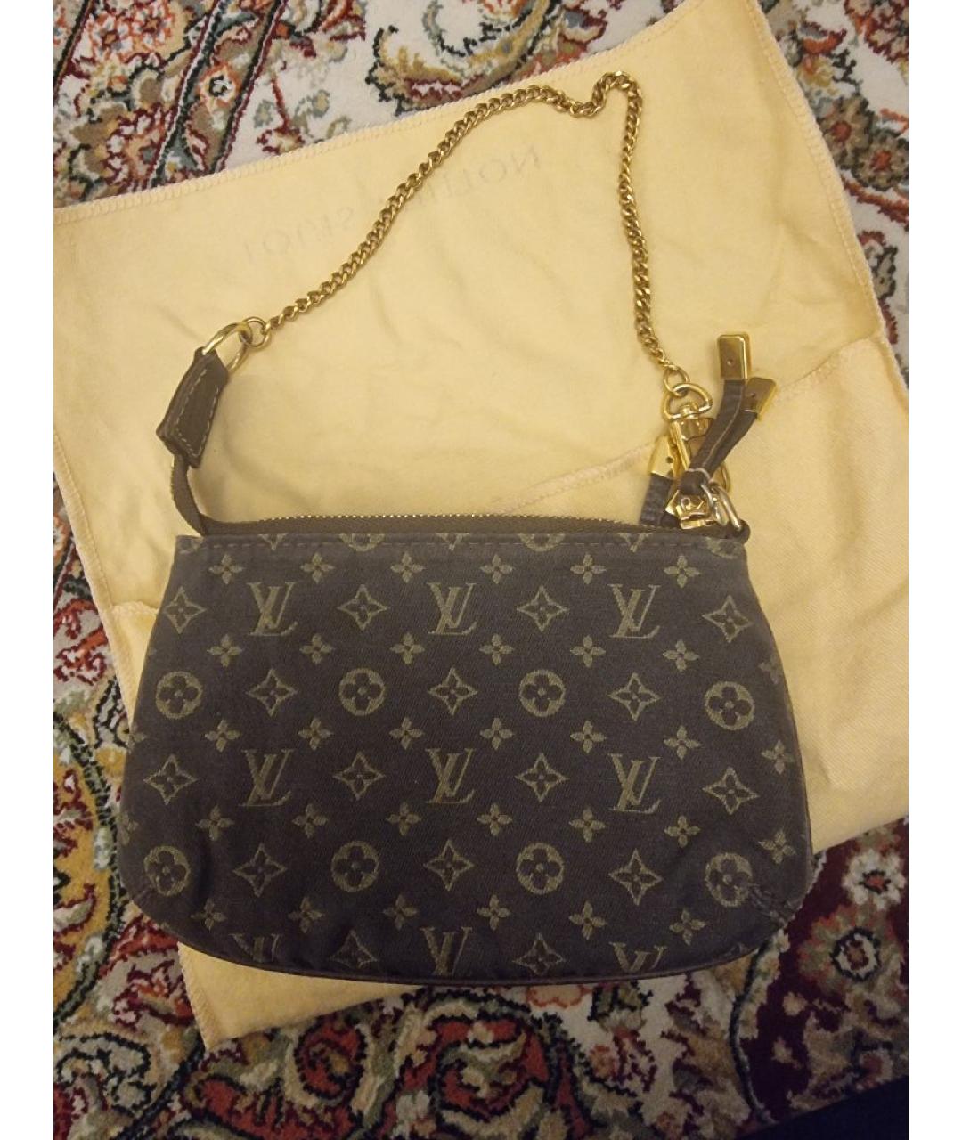 LOUIS VUITTON Коричневая сумка с короткими ручками, фото 4