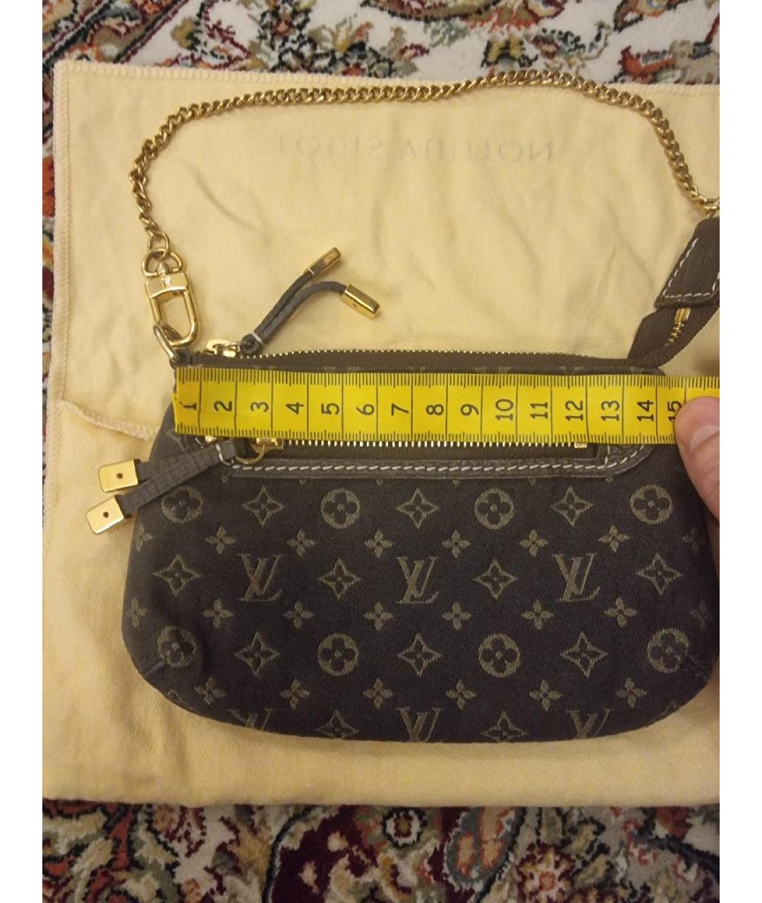 LOUIS VUITTON Коричневая сумка с короткими ручками, фото 7