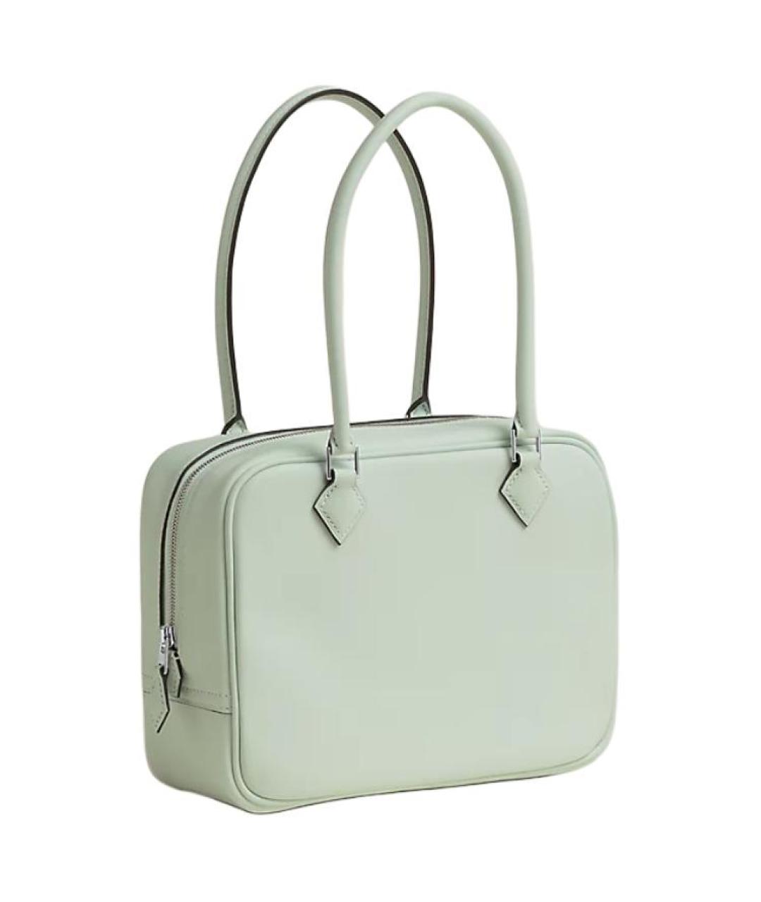 HERMES Салатовая кожаная сумка через плечо, фото 2