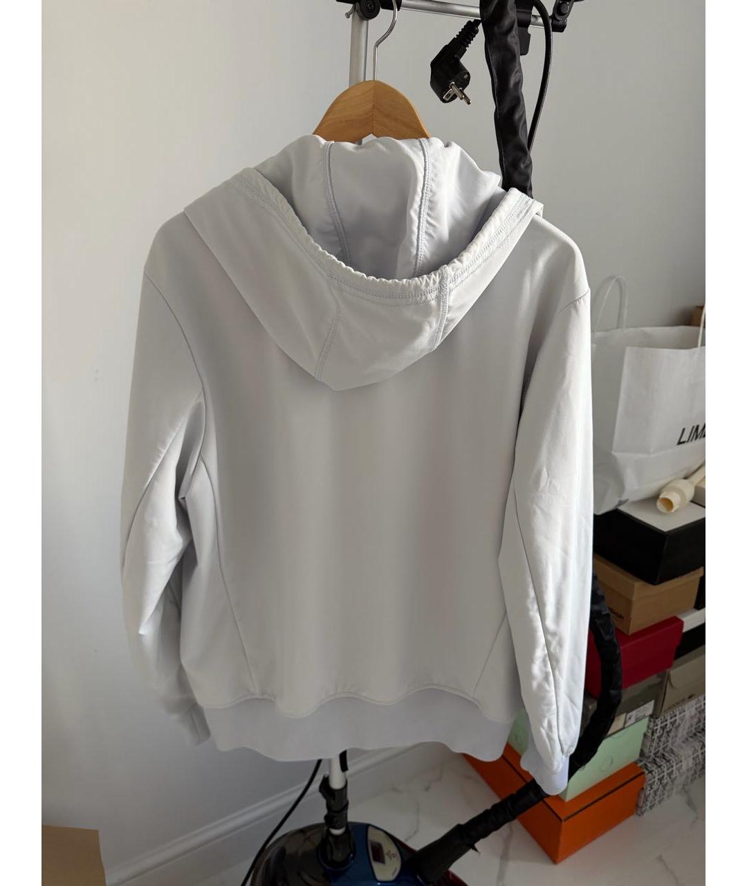 STONE ISLAND Белая полиэстеровая куртка, фото 2