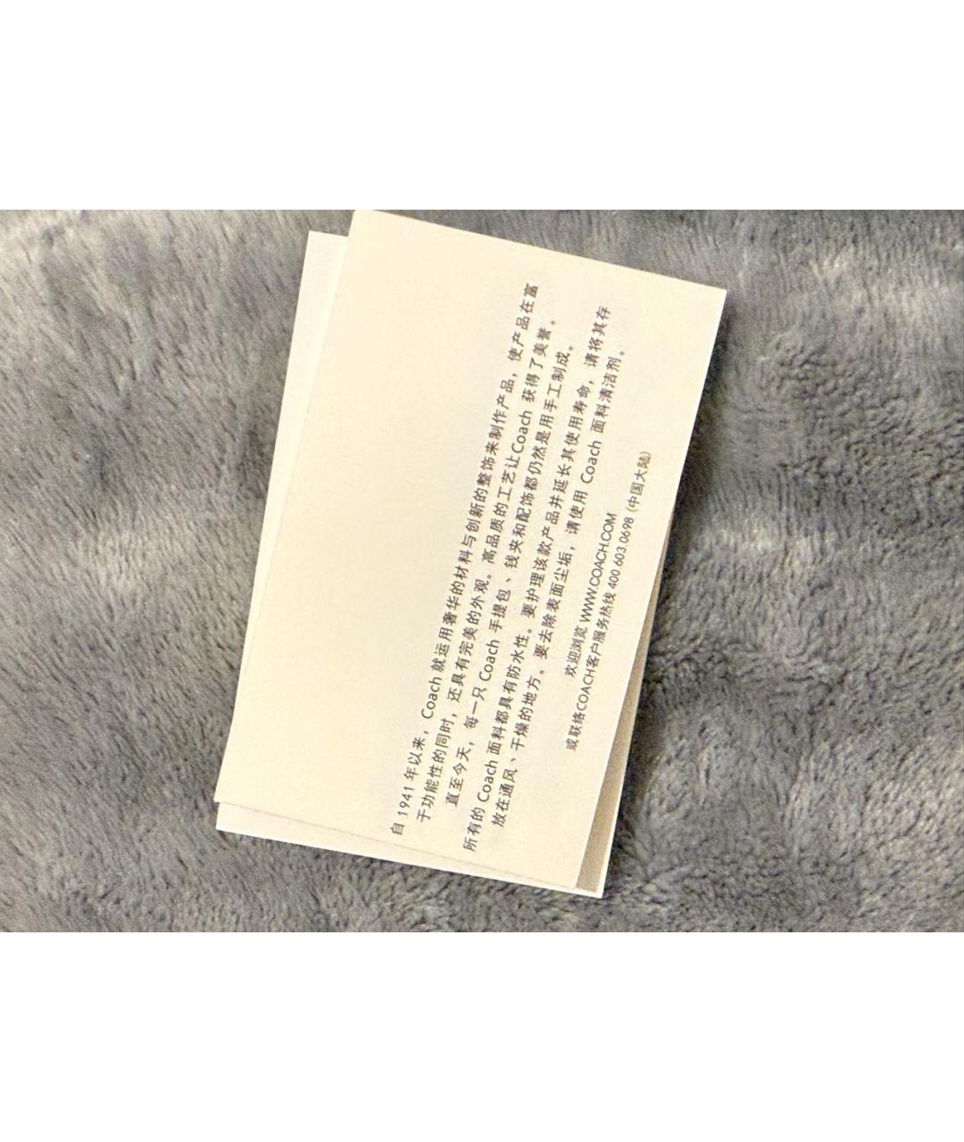 COACH Коричневая сумка через плечо, фото 8