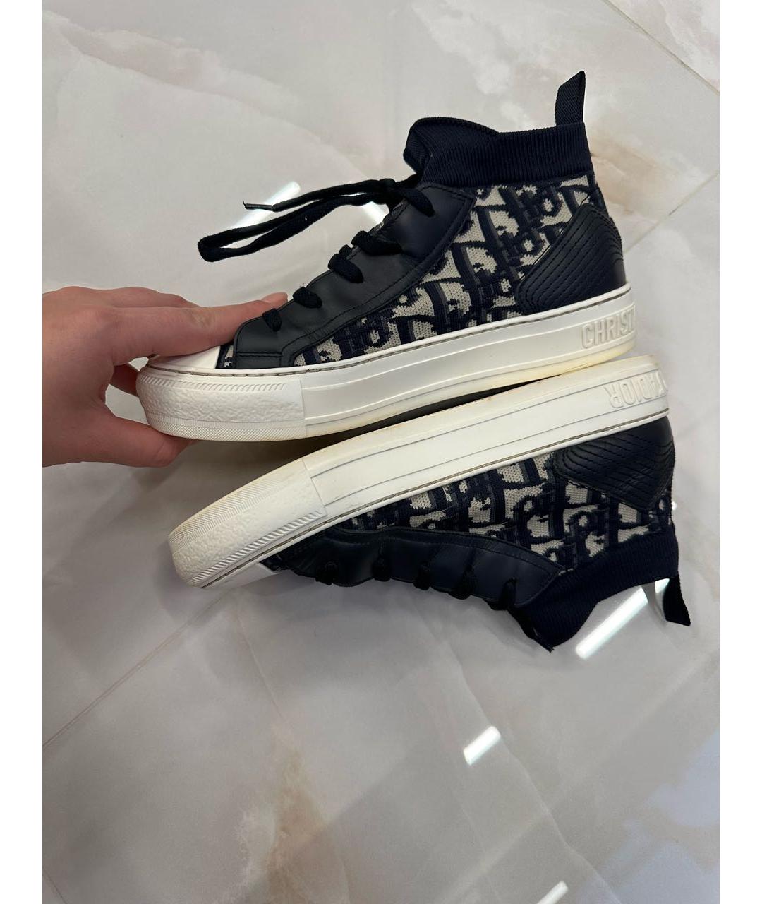 CHRISTIAN DIOR Темно-синие кеды, фото 6