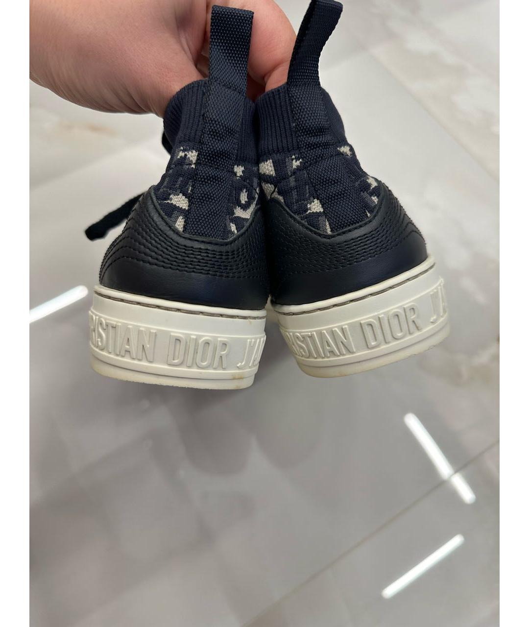 CHRISTIAN DIOR Темно-синие кеды, фото 4