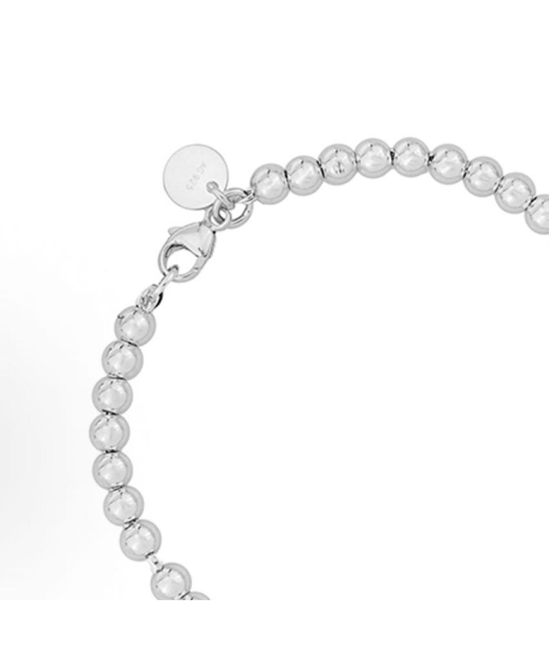 TIFFANY&CO Красный серебряный браслет, фото 3