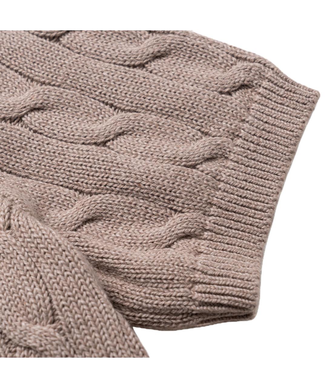 POLO RALPH LAUREN Коричневый джемпер / свитер, фото 3