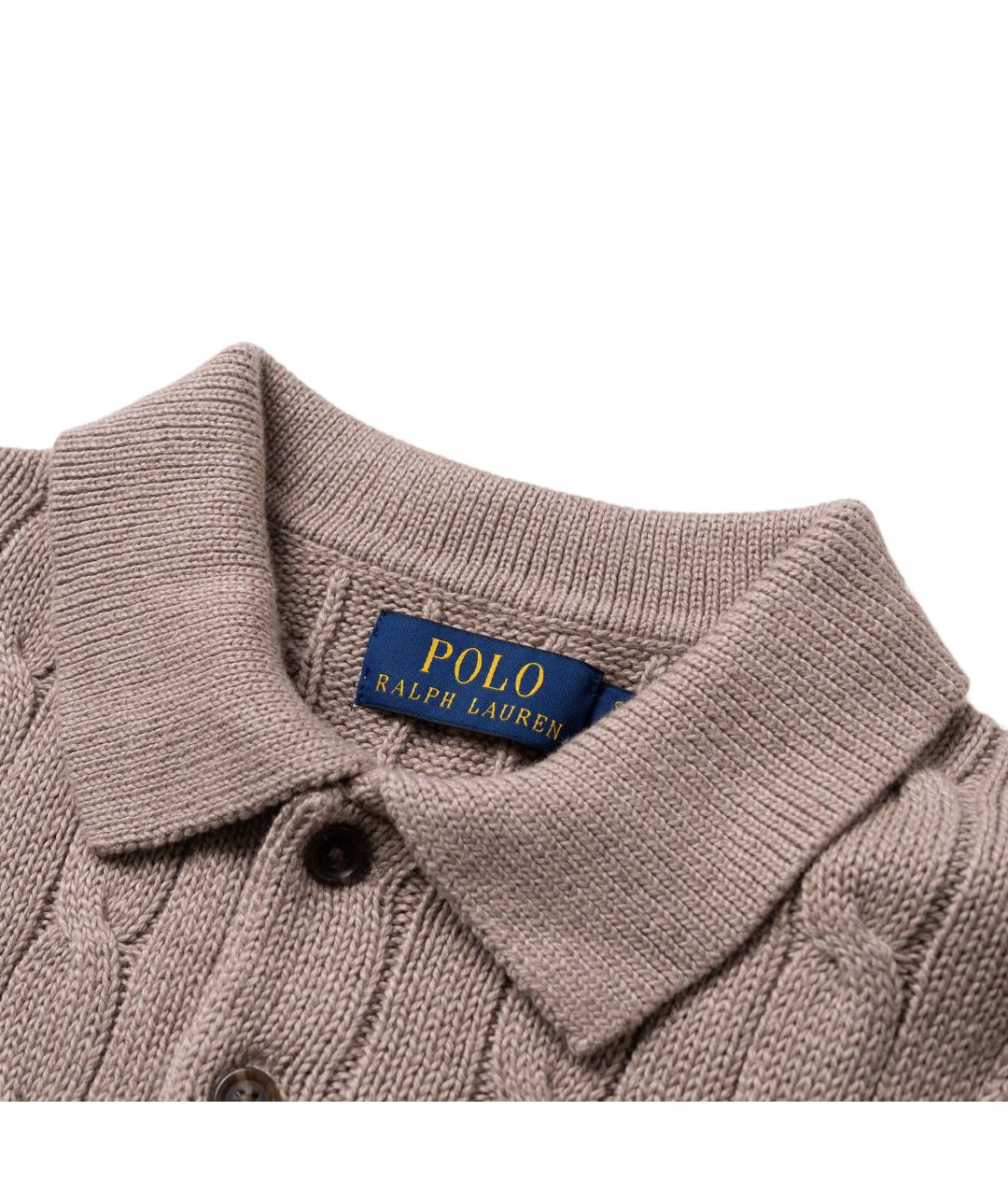 POLO RALPH LAUREN Коричневый джемпер / свитер, фото 5