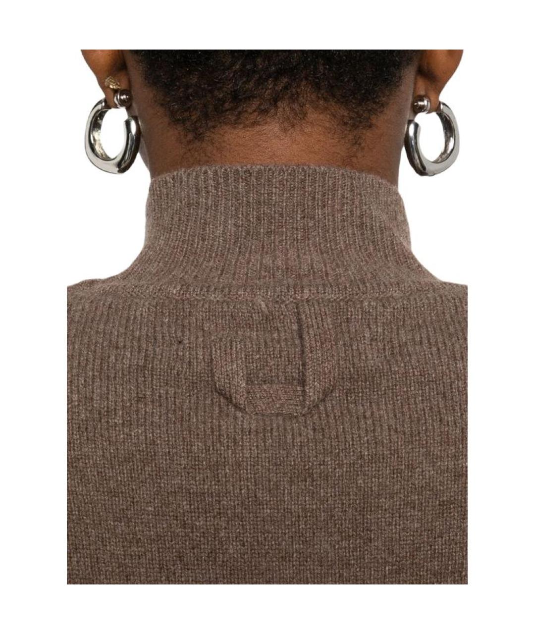 JACQUEMUS Коричневый джемпер / свитер, фото 2