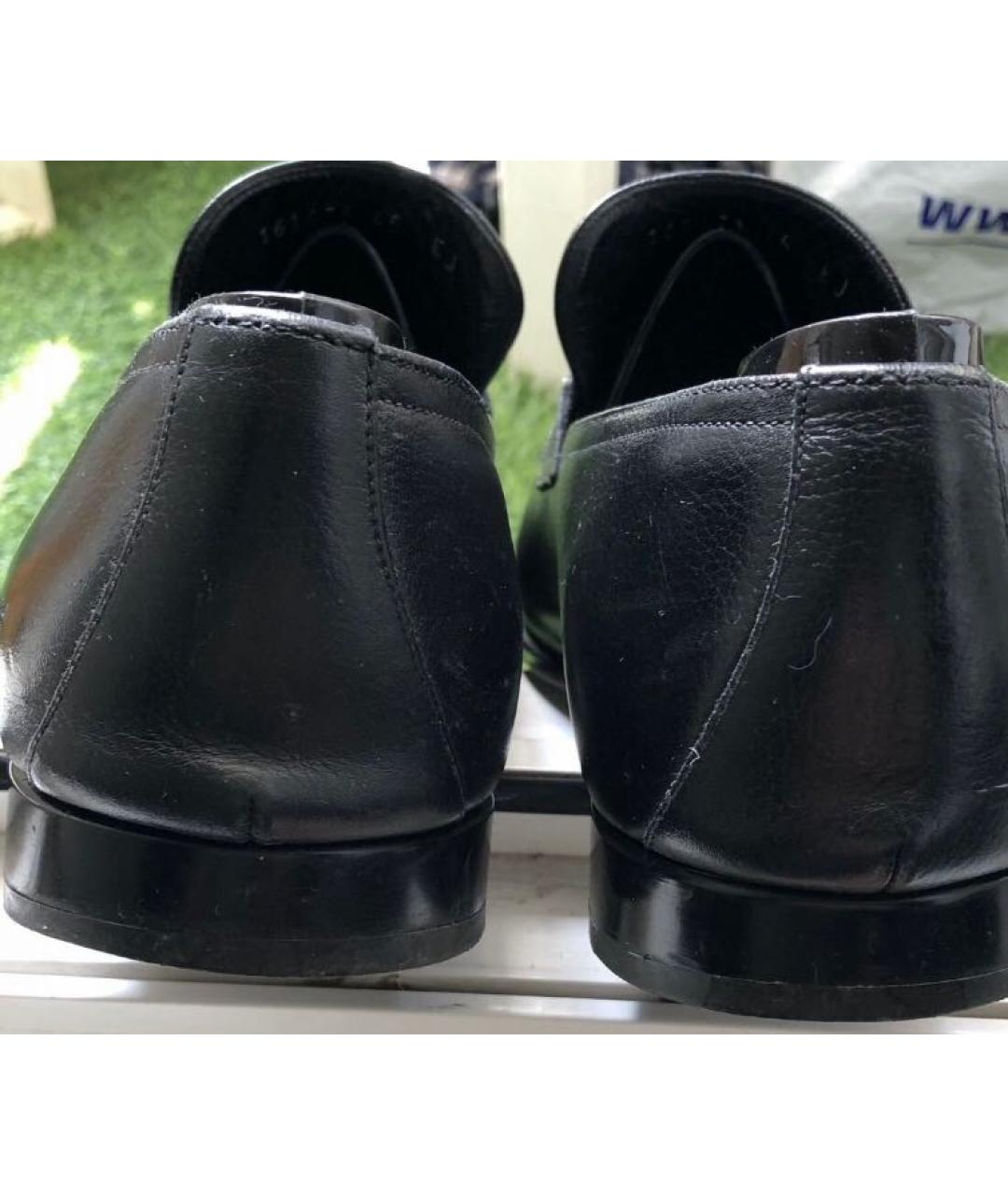 GUCCI Черные кожаные туфли, фото 7