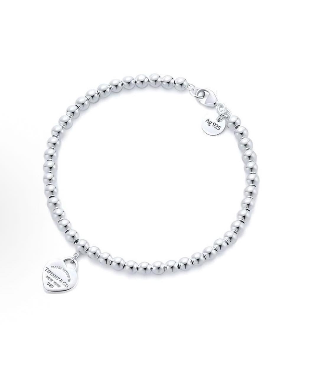 TIFFANY&CO Бирюзовый серебряный браслет, фото 3