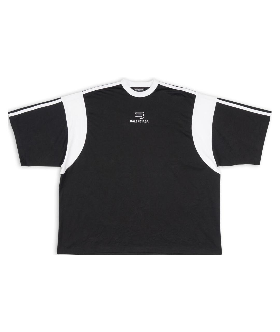 BALENCIAGA Черная футболка, фото 1