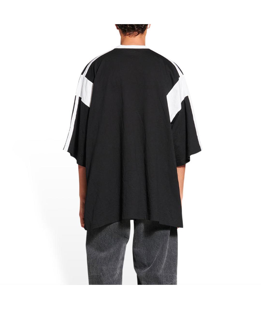 BALENCIAGA Черная футболка, фото 4