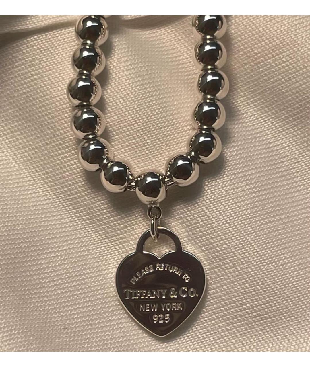 TIFFANY&CO Серебрянный серебряный браслет, фото 4