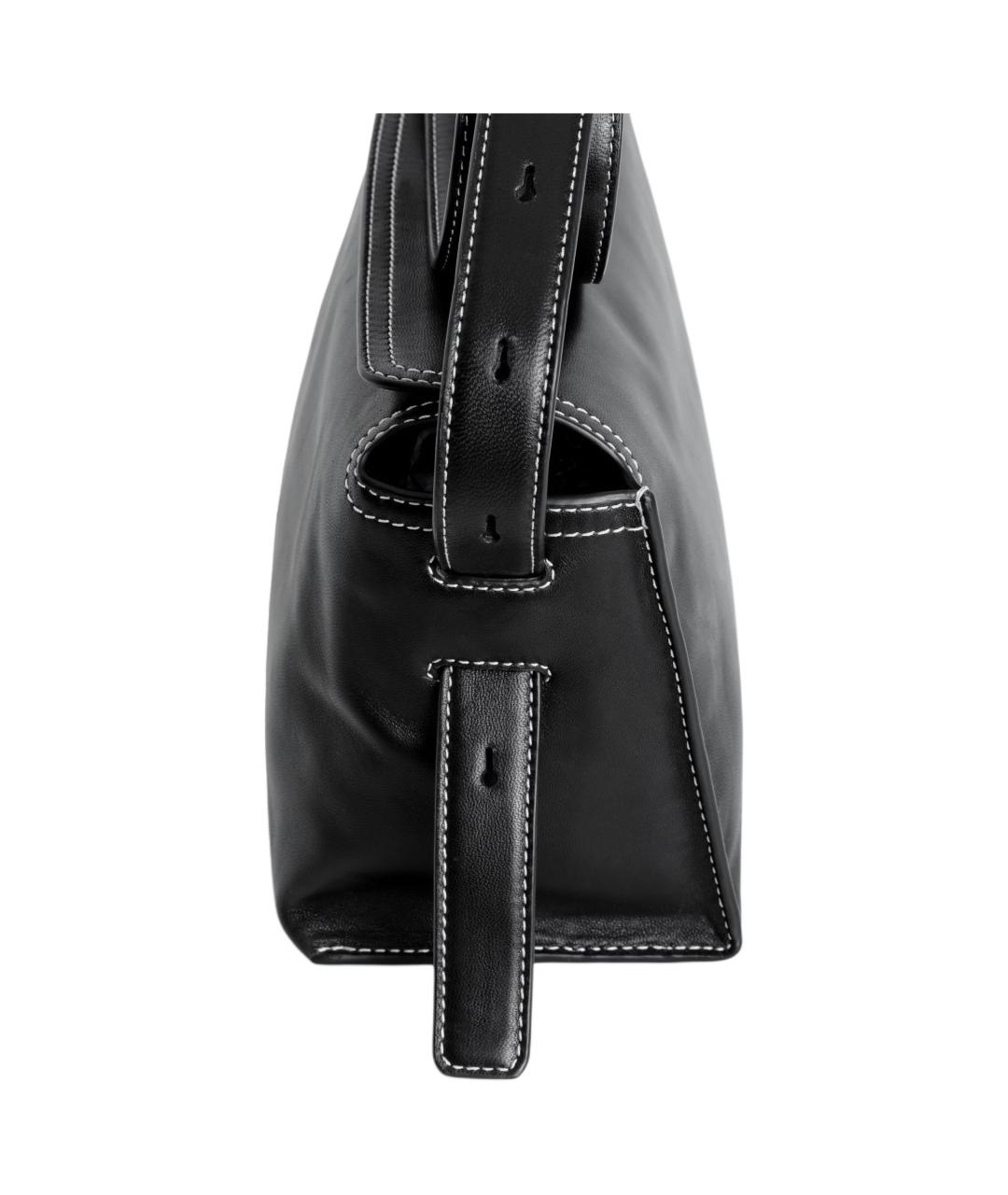 COS Черная кожаная сумка через плечо, фото 4
