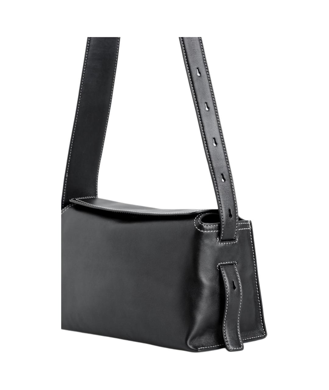 COS Черная кожаная сумка через плечо, фото 3