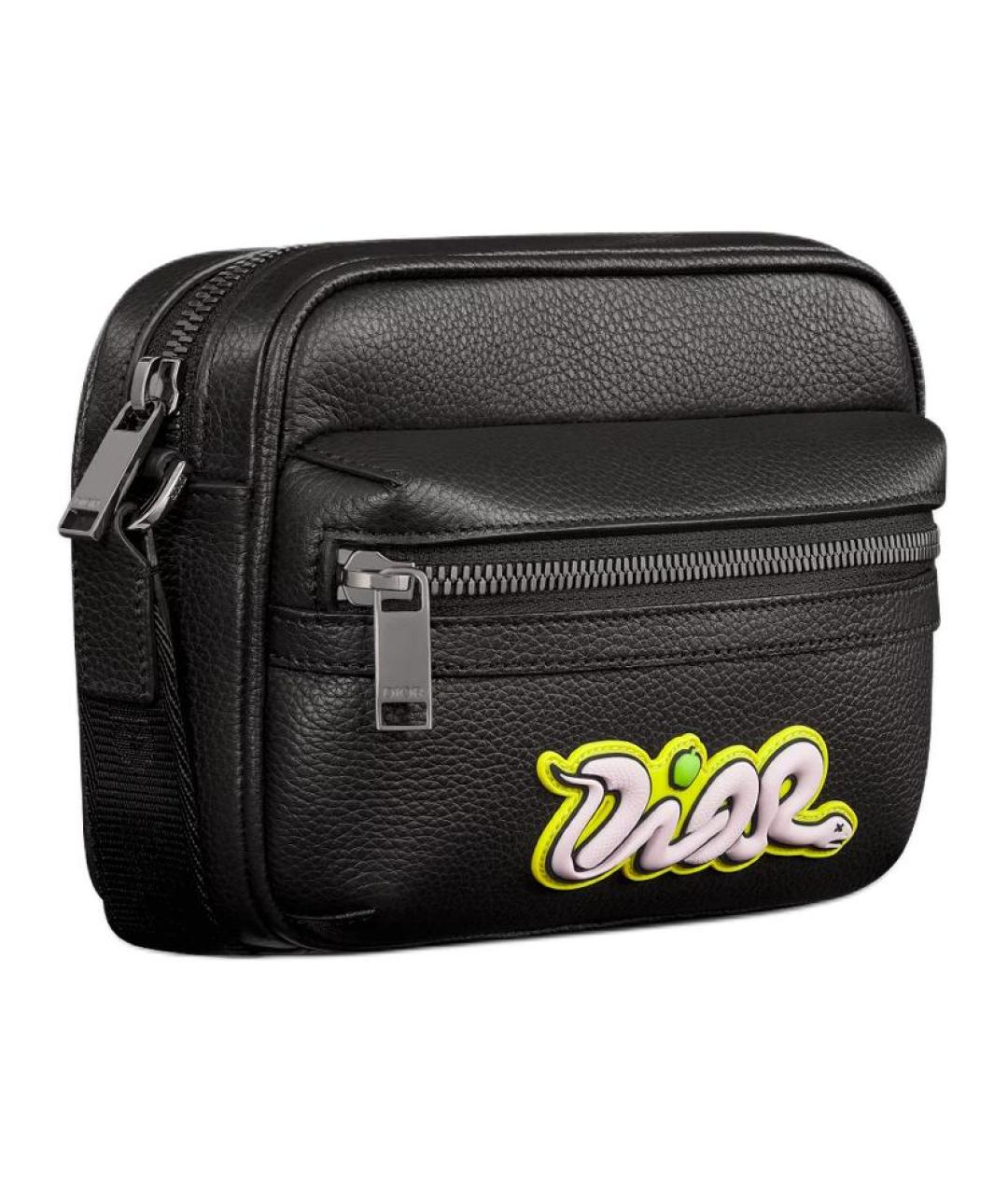 CHRISTIAN DIOR Черная сумка на плечо, фото 2