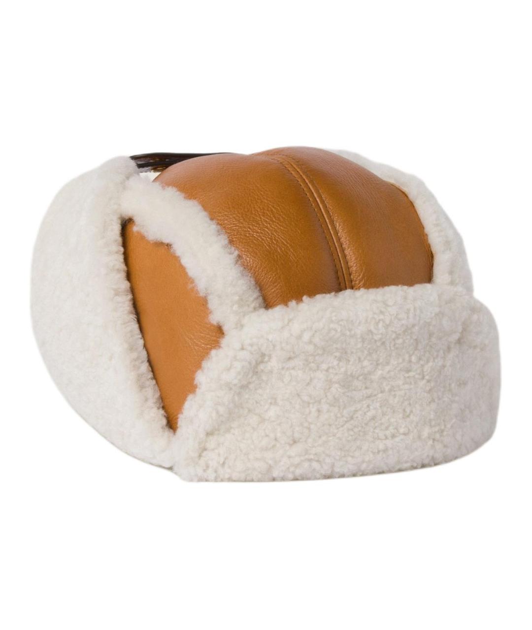 MIU MIU Коричневая шапка, фото 2