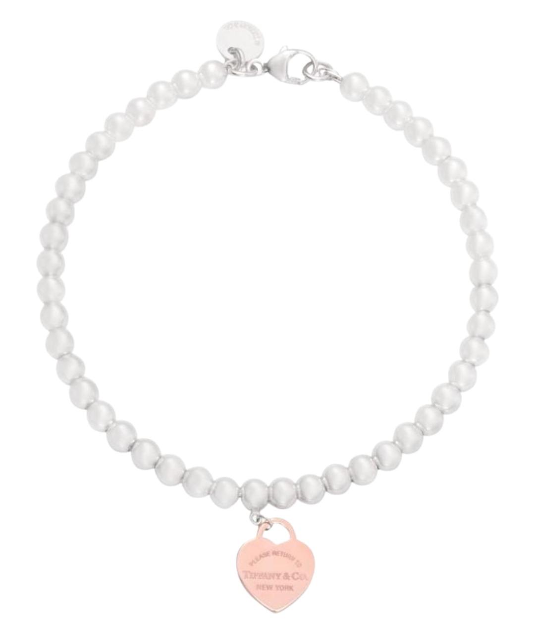TIFFANY&CO Розовый серебряный браслет, фото 1