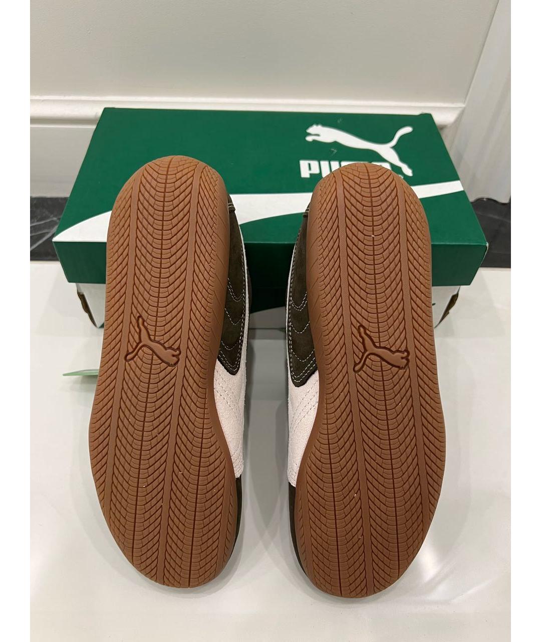 PUMA Коричневые замшевые кеды, фото 5