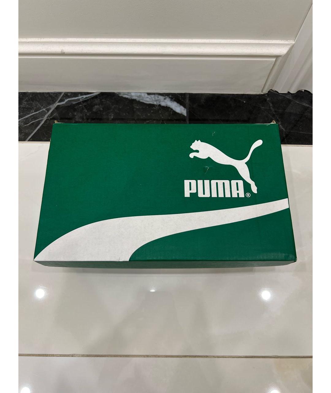 PUMA Коричневые замшевые кеды, фото 6