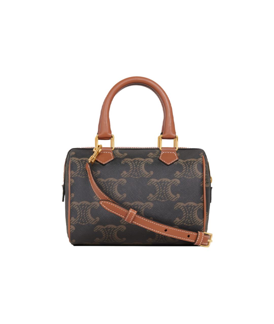 CELINE Коричневая сумка через плечо, фото 3