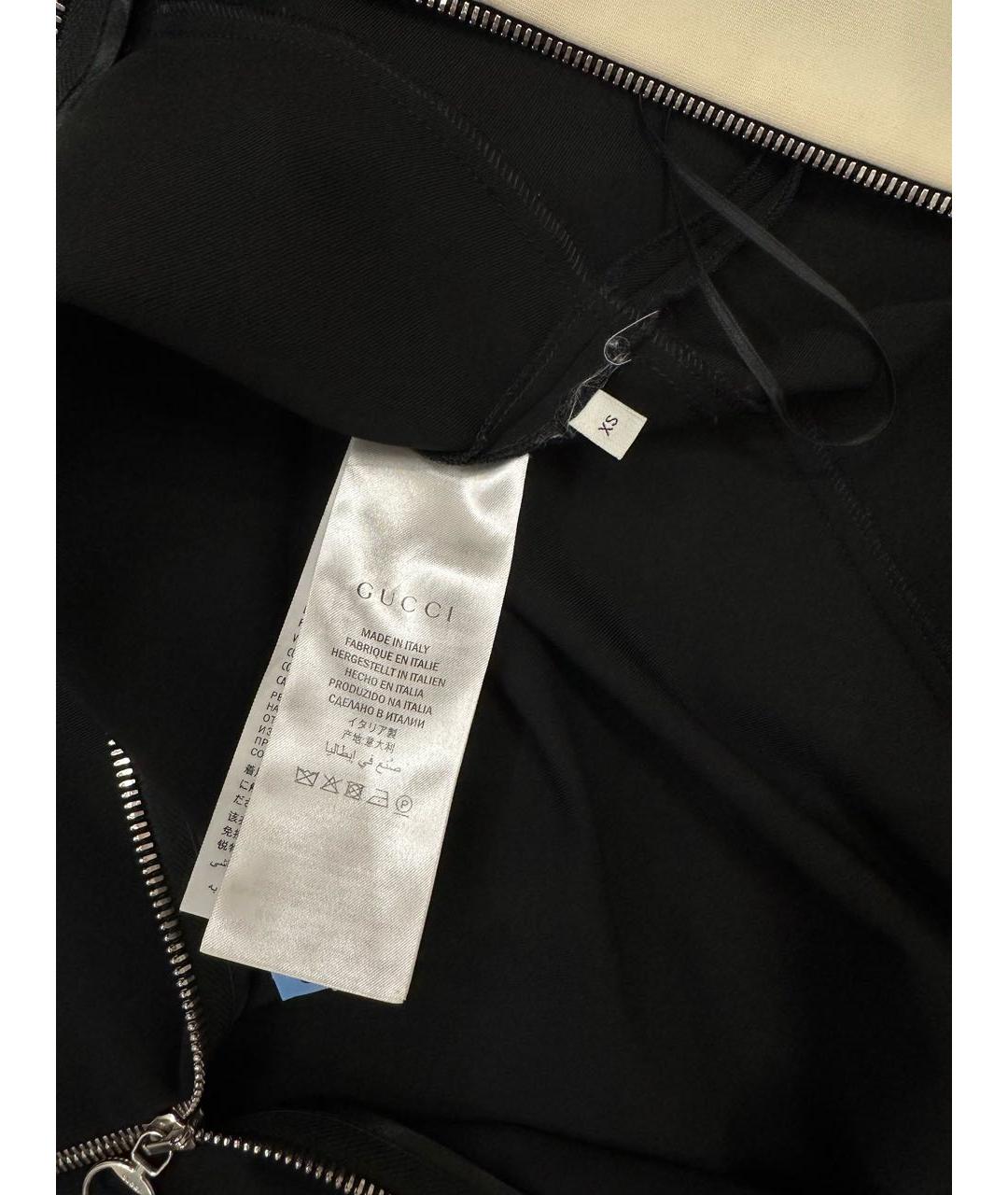 GUCCI Черное вискозное повседневное платье, фото 4