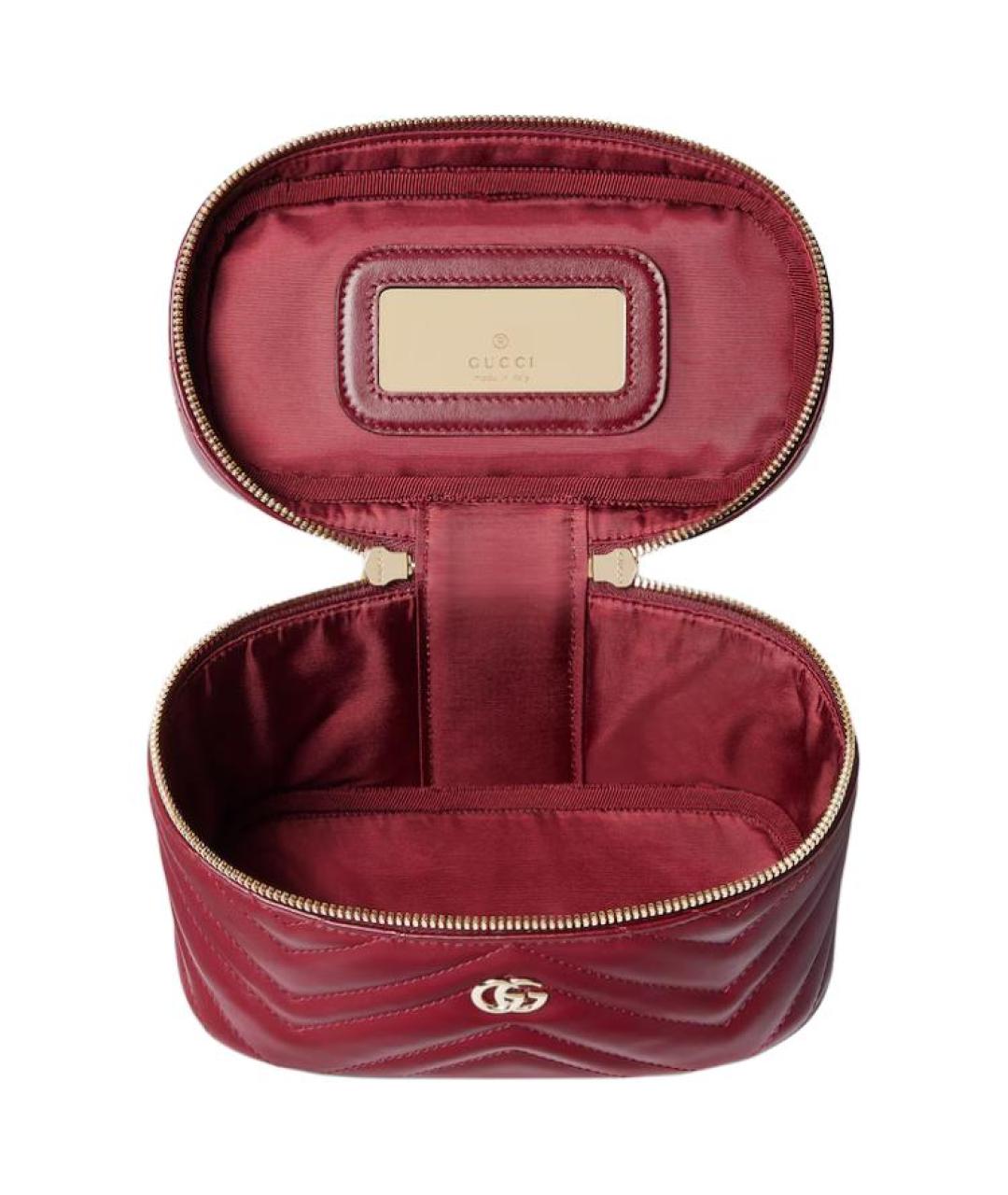 GUCCI Красная кожаная сумка через плечо, фото 5