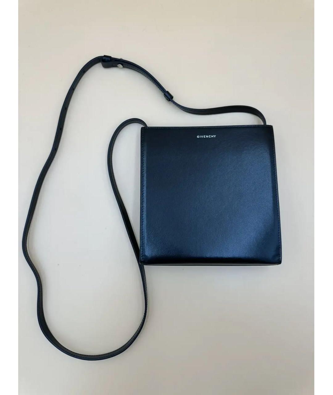 GIVENCHY Черная кожаная сумка на плечо, фото 7