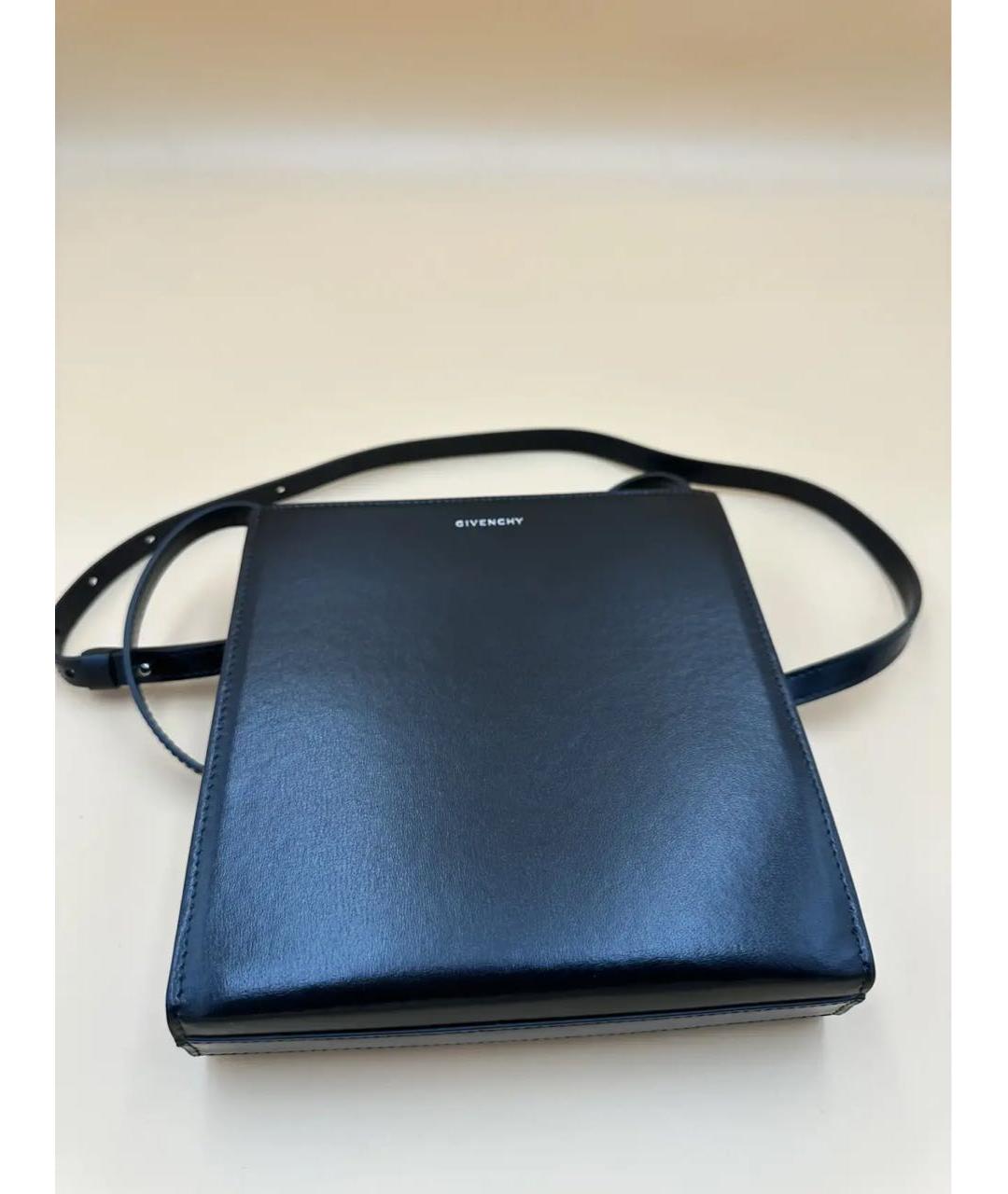 GIVENCHY Черная кожаная сумка на плечо, фото 6