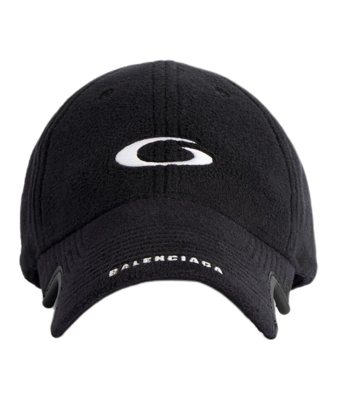 BALENCIAGA Черная кепка/бейсболка, фото 1