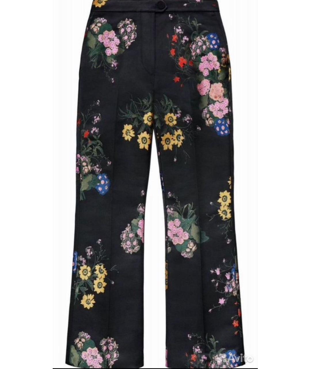 ERDEM Черные прямые брюки, фото 6