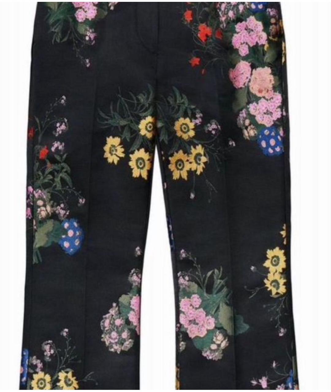 ERDEM Черные прямые брюки, фото 5