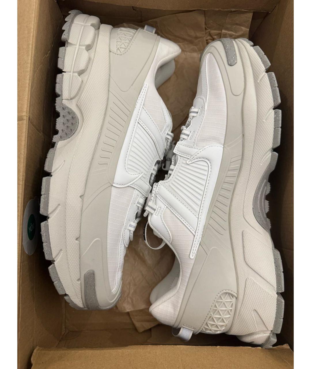 NIKE Серые текстильные низкие кроссовки / кеды, фото 2