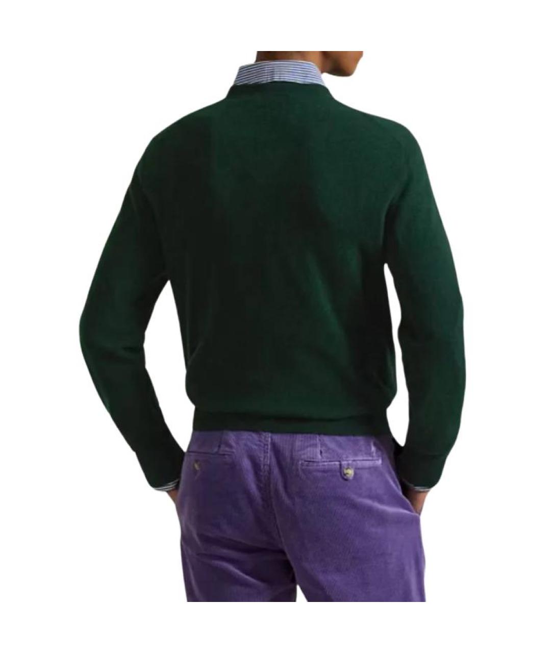 POLO RALPH LAUREN Зеленый джемпер / свитер, фото 3