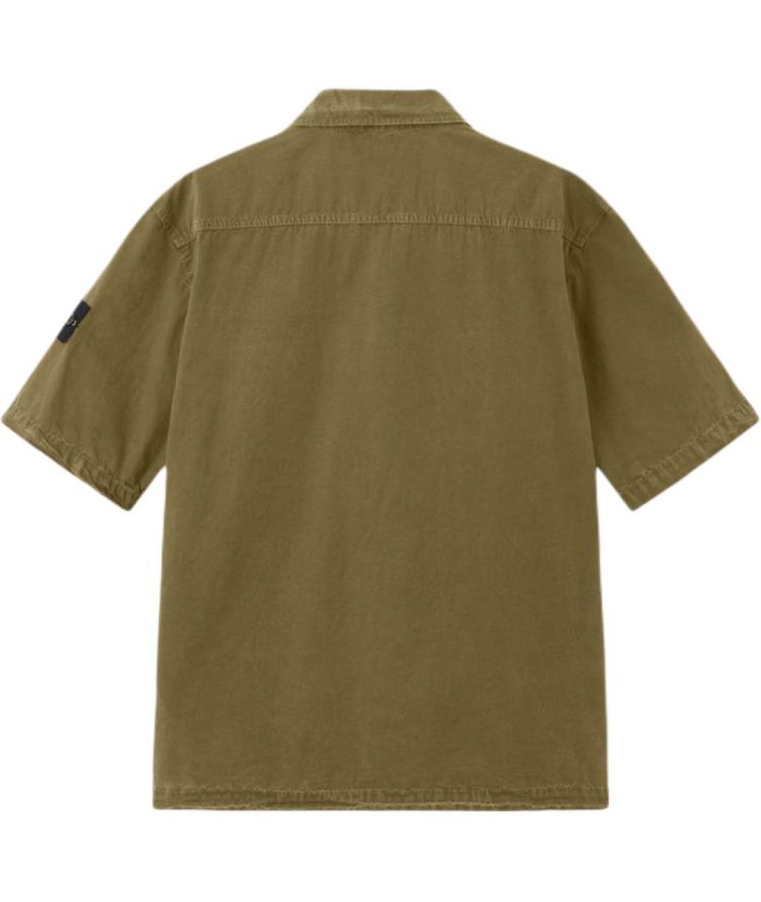 STONE ISLAND Зеленая классическая рубашка, фото 2