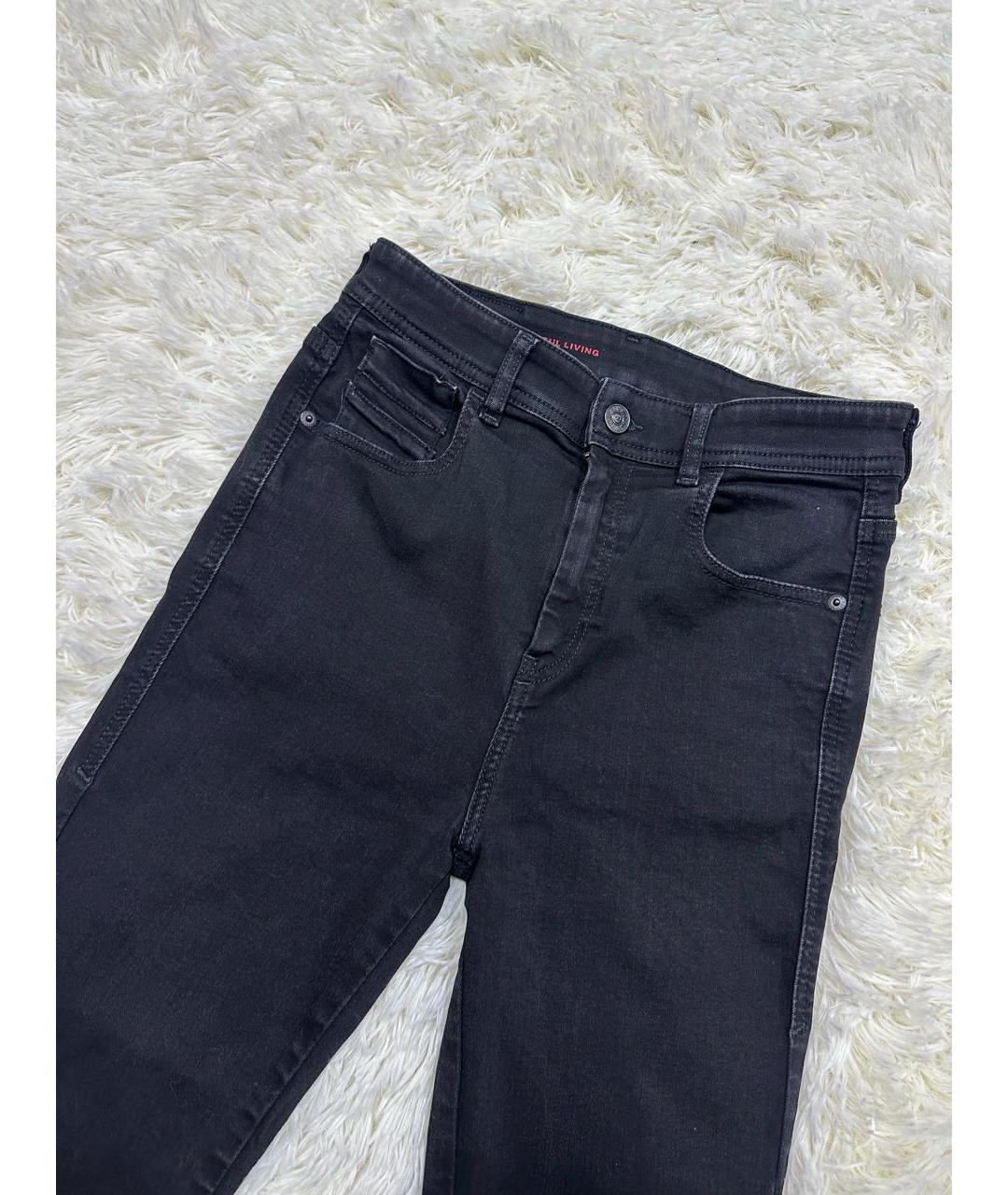 DIESEL Черные хлопковые джинсы слим, фото 2