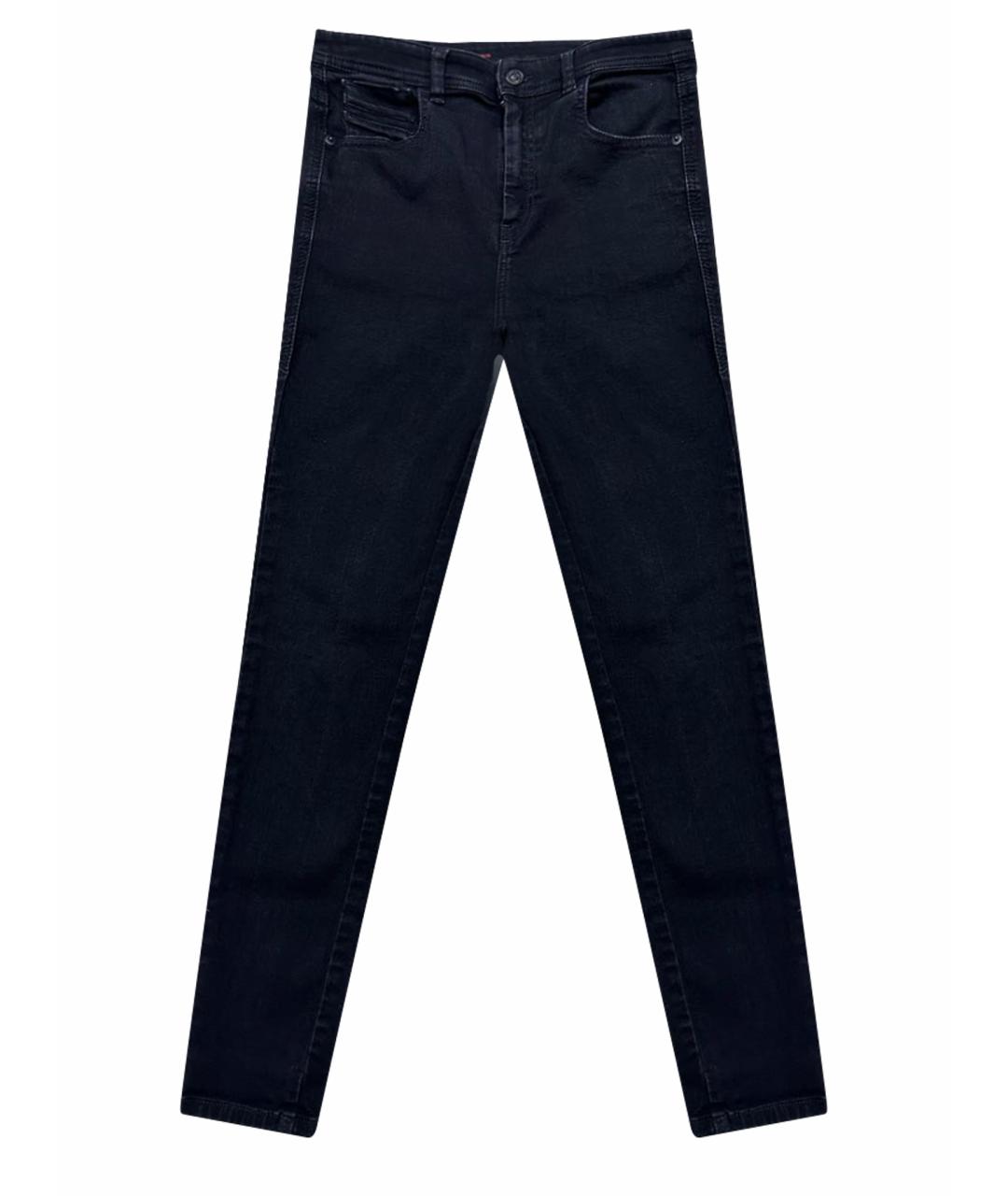 DIESEL Черные хлопковые джинсы слим, фото 1