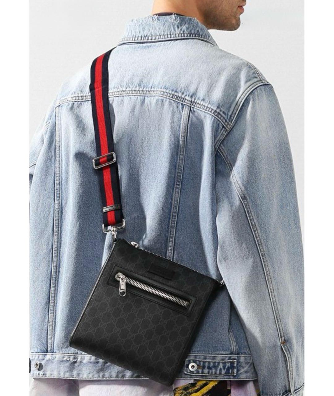 GUCCI Черная сумка на плечо, фото 8