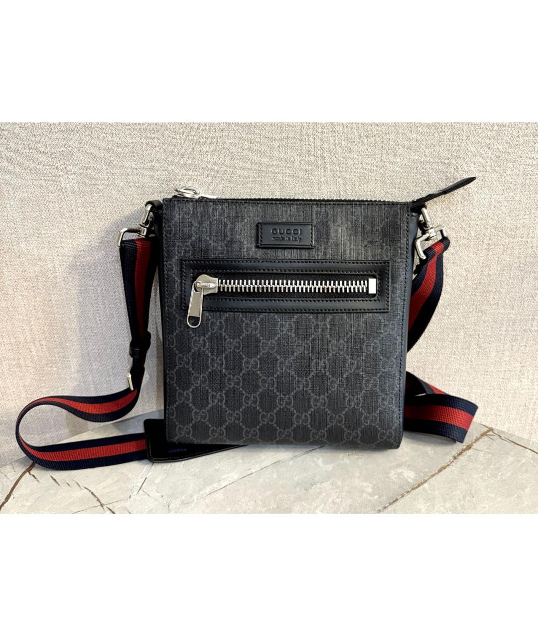 GUCCI Черная сумка на плечо, фото 5