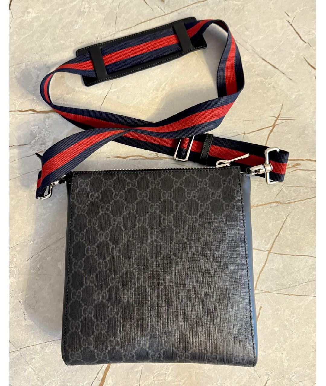 GUCCI Черная сумка на плечо, фото 6