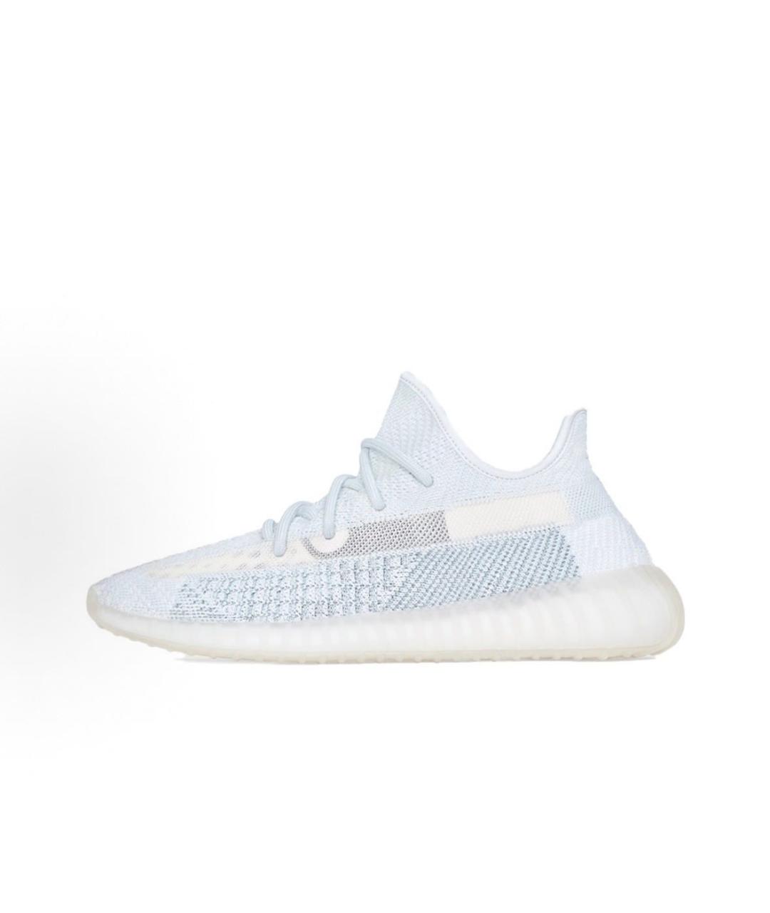 ADIDAS YEEZY Голубые текстильные кроссовки, фото 3