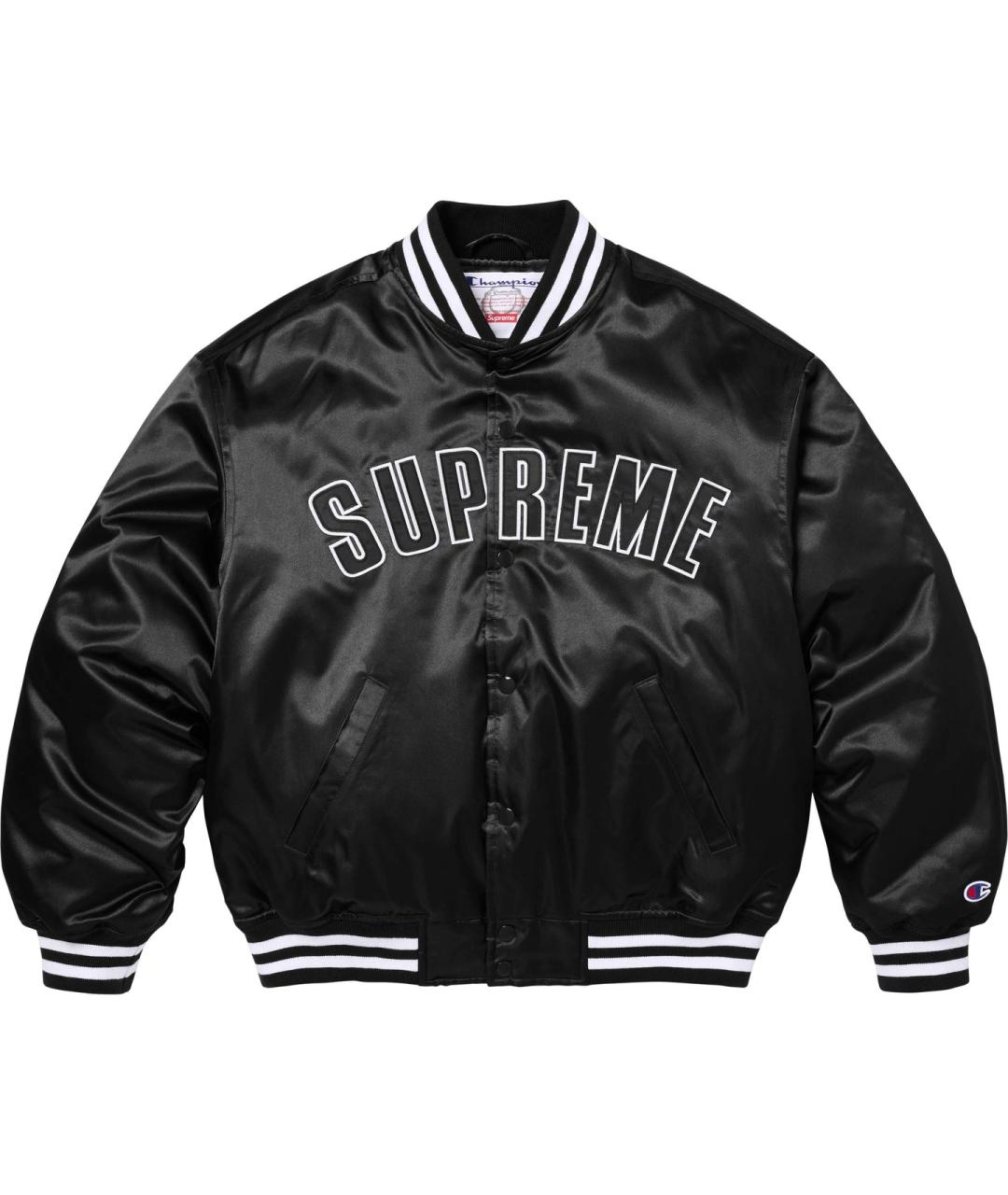 SUPREME Черная куртка, фото 1