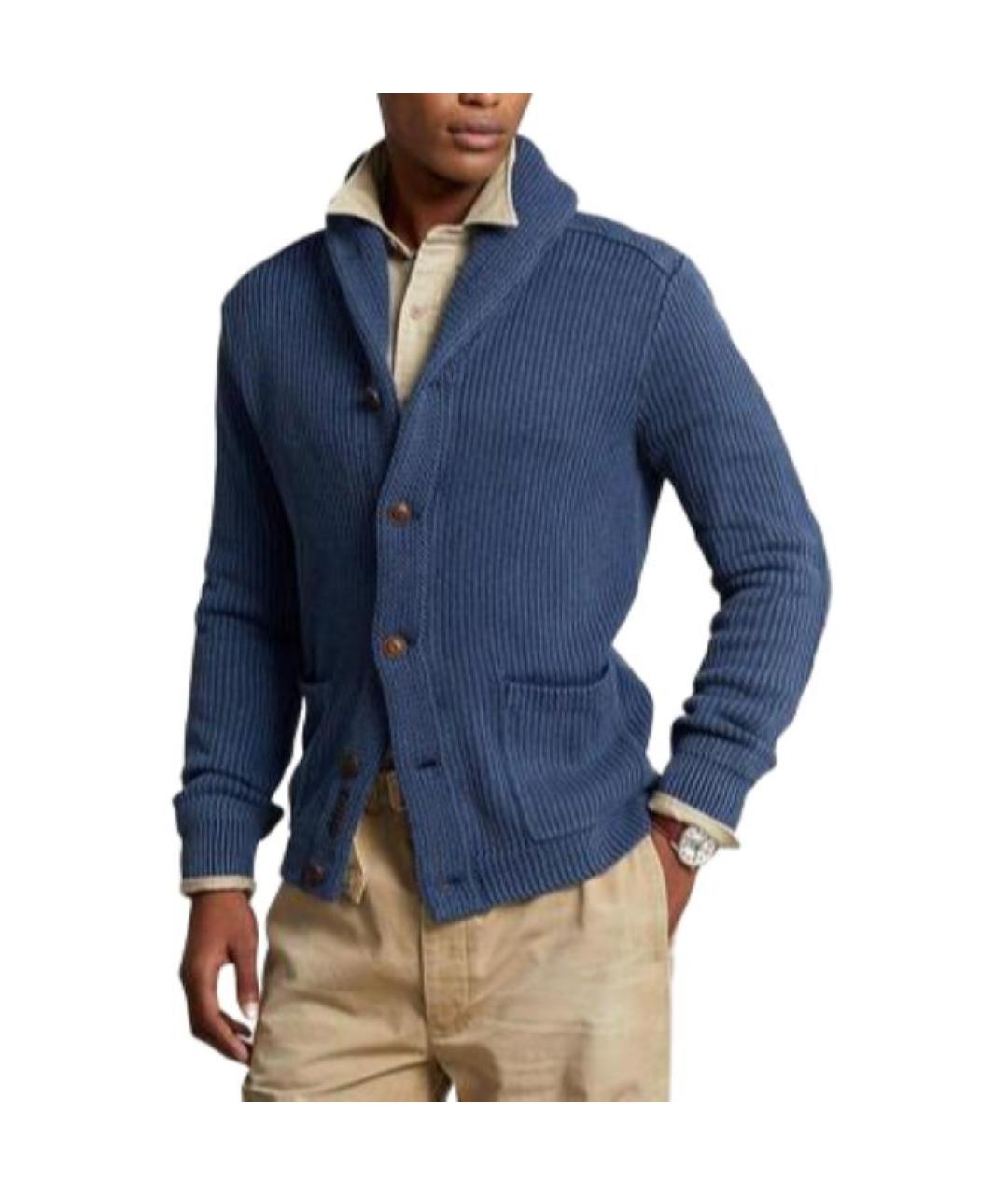 POLO RALPH LAUREN Синий джемпер / свитер, фото 4