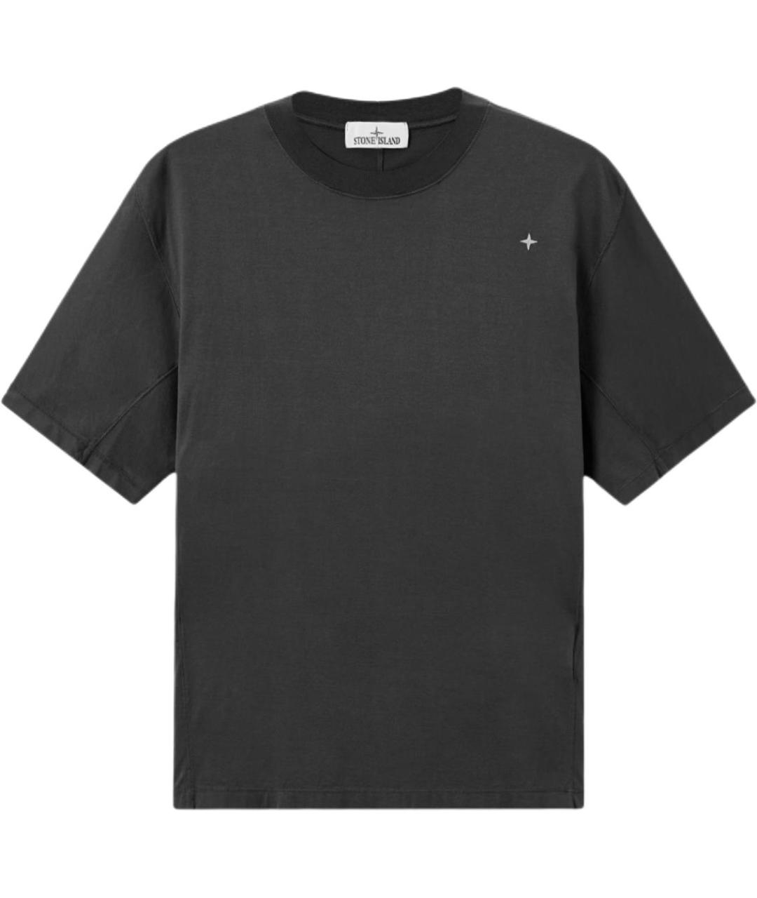 STONE ISLAND Серая футболка, фото 1