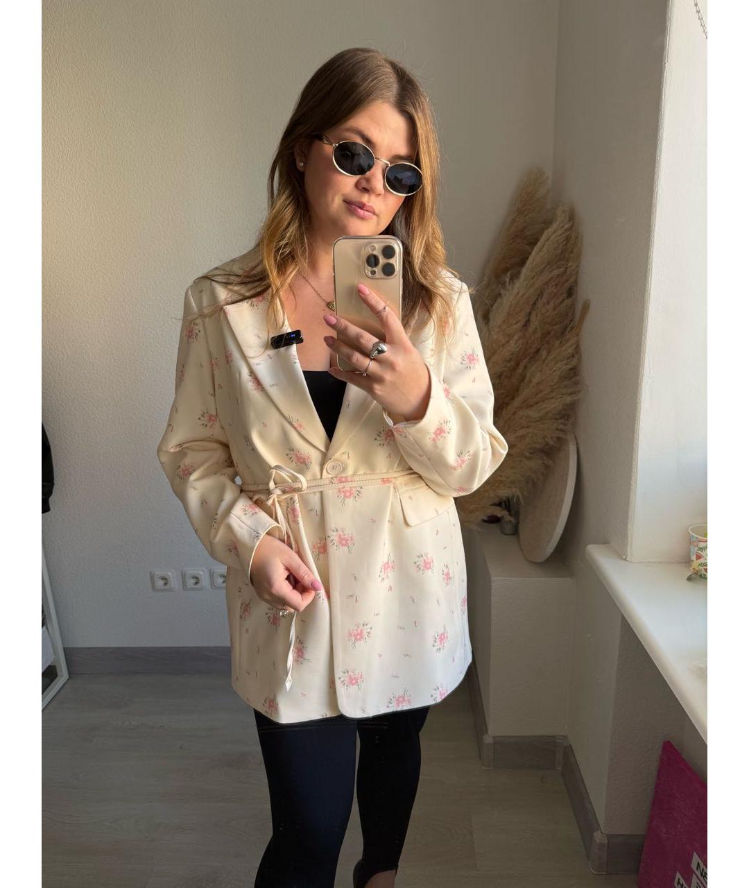 PRADA Золотые металлические солнцезащитные очки, фото 4