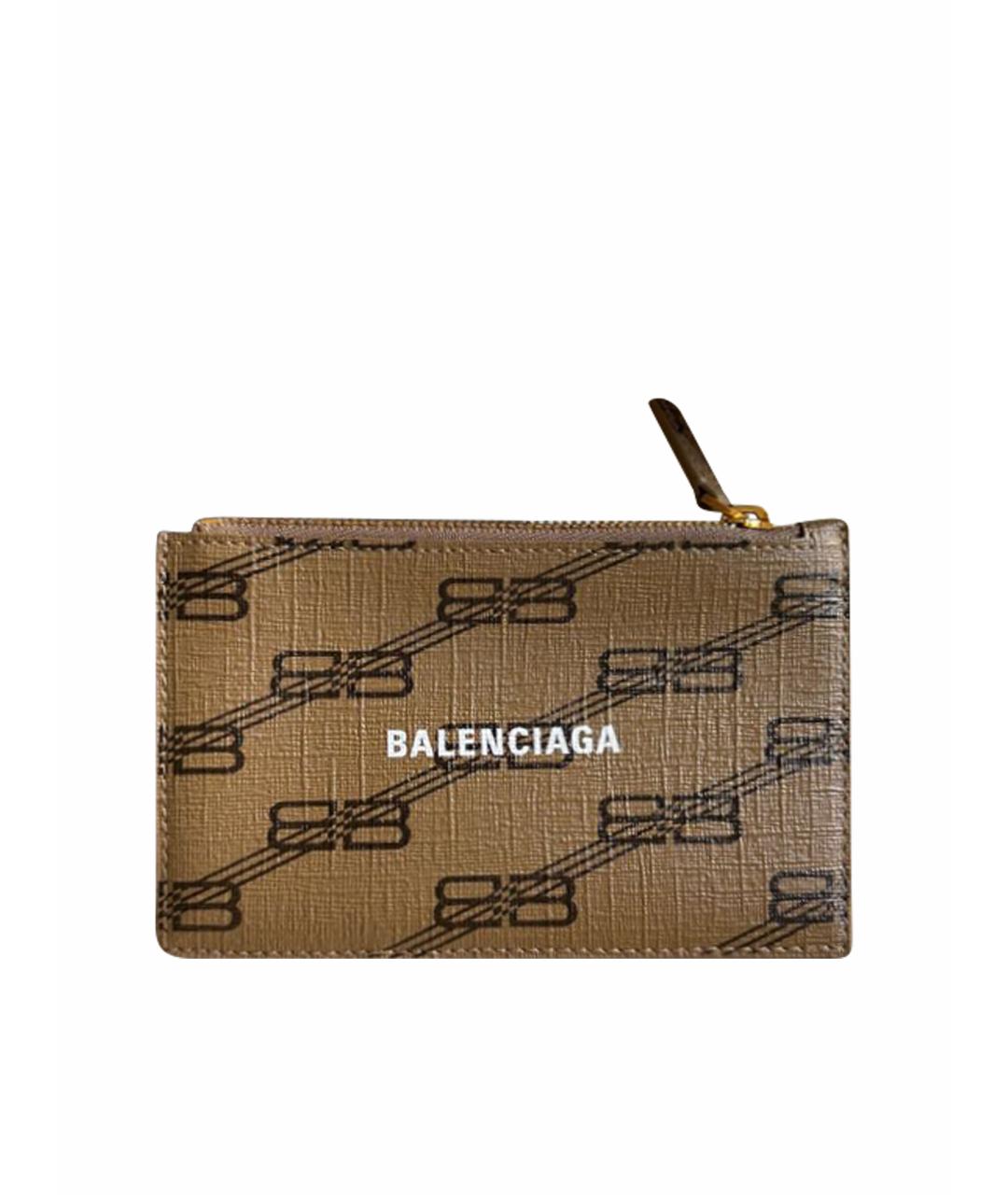 BALENCIAGA Бежевый кардхолдер, фото 6